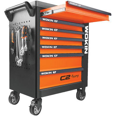 CARRELLO PORTAUTENSILI VUOTO 901601 WOKIN - CM 83,5X46 H.CM 96,5
