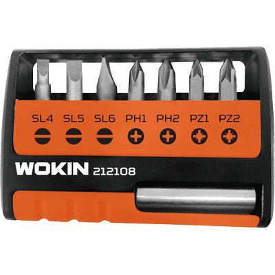 INSERTI + PORTAINSERTO X AVVITATORE 212108 WOKIN - TA4-6 PH 1/2 PZ 1/2XMM 25 CF=PZ 8