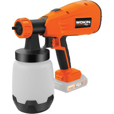 PISTOLA VERNICIATURA A SPRUZZO GP20V 628310 WOKIN - VOLT 20 WATT 300 ML 1000 SOLO CORPO MACCHINA