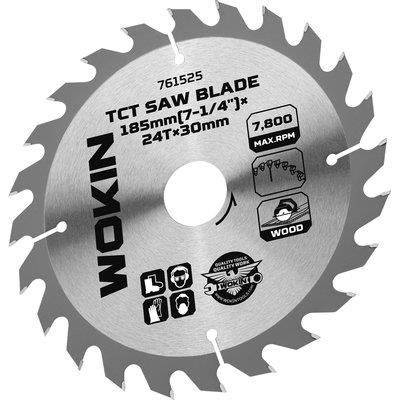 LAMA CIRCOLARE X LEGNO 761545 WOKIN - MM 185X30 DENTI 40