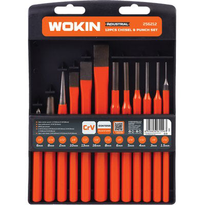 CACCIASPINA SCALPELLI PUNZONI KIT 256212 WOKIN - CF=PZ 12