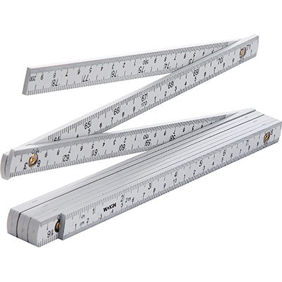 DOPPIOMETRO ABS 501202 WOKIN - BIANCO DECIMETRI NERI MT 2