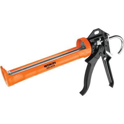 PISTOLA X SILICONE 361409 WOKIN - ALLUMINIO/ACCIAIO VERNICIATO
