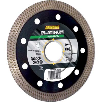 DISCO DIAMANTATO THIN GRES+ PLATINUM GRINDING - MM 115X22,2 H.MM 1,2
