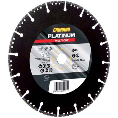 DISCO DIAMANTATO MULTI CUT PLATINUM GRINDING - MM 115X22,2 H.MM 2,5
