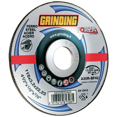 DISCO ABRASIVO TAGLIO FERRO FORZA GRINDING - MM 230X22,2 H.MM 3,2