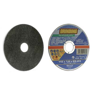 DISCO ABRASIVO TAGLIO FERRO GRINDING - MM 115X22,2 H.MM 1,6