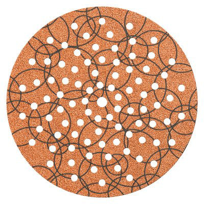 DISCO ABRASIVO FIBRATO VELCRATO 91 FORI IMPERIAL - MM 225X22,2 GRANA 150 CF=PZ 25