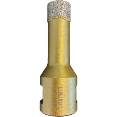 PUNTA DIAMANTATA A SECCO M14 INDUSTRIAL GRINDING - ATTACCO M14 MM 14