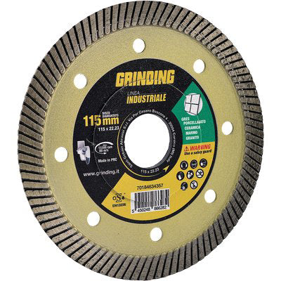 DISCO DIAMANTATO TURBO GRES INDUSTRIAL GRINDING - MM 115X22,2 H.MM 1,4