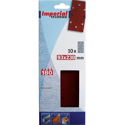 CARTA ABRASIVA A FOGLI BD IMPERIAL - GRANA  80 MM 93X230 CF=PZ 10
