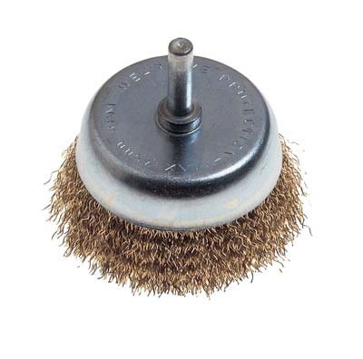 SPAZZOLA ACCIAIO A TAZZA + GAMBO PG - 480.00 MM 50 G.MM 6X25