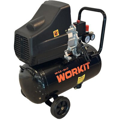 COMPRESSORE AC COASSIALE WORKIT - LUBRIFICATO LT  24 HP 2,0