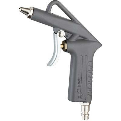 PISTOLA SOFFIAGGIO AC CORTA ATTACCO RAPIDO EFFE - ALLUMINIO NICHELATO