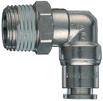GOMITO GIREVOLE AUTO FILETTO MASCHIO AC 50/CG ANI - MM 10X1/4M