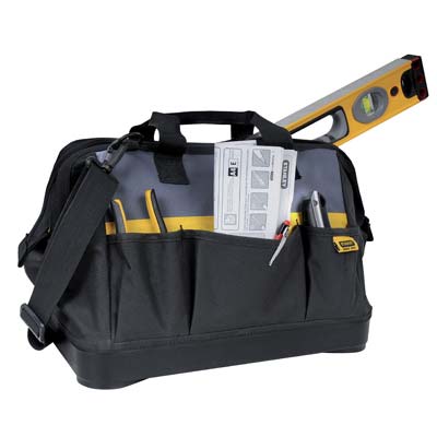 BORSA PORTAUTENSILI 183 STANLEY - 16" BASE RIGIDA CM 45X28 H.CM 24 1-96-183