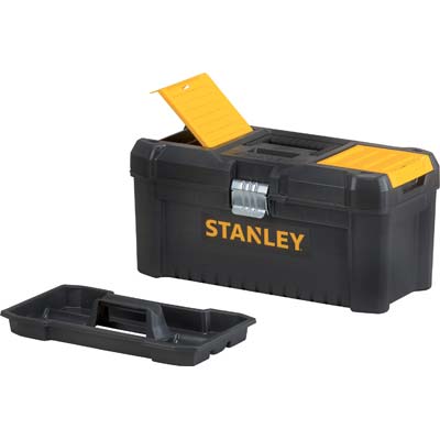 CASSETTA PORTAUTENSILI ESSENTIAL STANLEY - 16" CHIUSURA METAL CM 41X21H.CM 20 STST1-75518