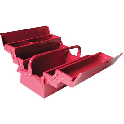 CASSETTA PORTAUTENSILI METALLICA EFFE - 5 SCOMPARTI CM 46X20 H.CM 20