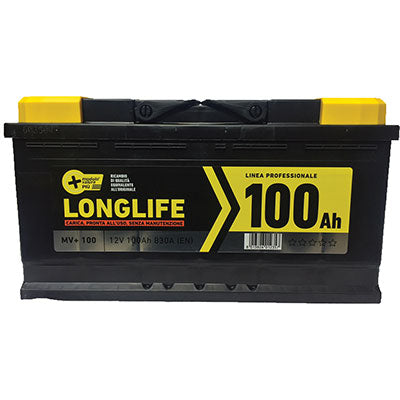 BATTERIA AUTO MODULO VALORE + - AH 100 DX SPUNTO 810AH MM 353X175 H.MM 190
