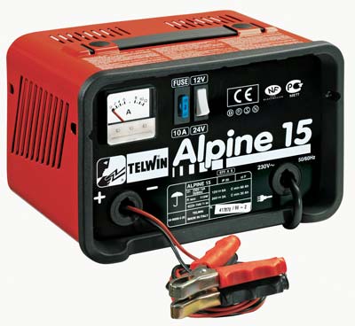 CARICABATTERIA ALPINE 15 TELWIN - VOLT 12/24 AH 60-30/115-40