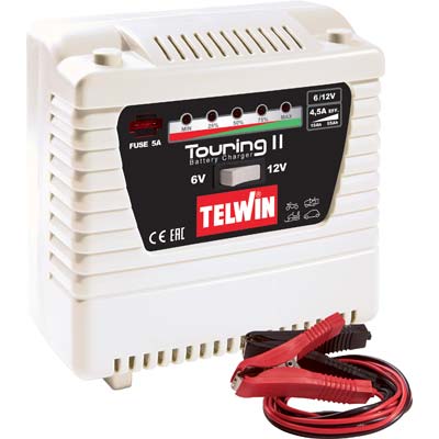 CARICABATTERIA TOURING 11 TELWIN - VOLT 6/12 AH 15-25/30-55