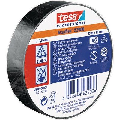 NASTRO PVC ISOLANTE IMQ TESA - NERO MM 19 ML 33