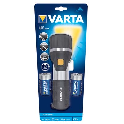 TORCIA LED DAY LIGHT VARTA - LED 7 2XTORCIA D INCLUSE