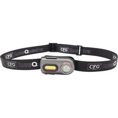 TORCIA FRONTALE TWIN LIGHT LED LUCE QUADRA - RICARICABILE LUMEN 100 MULTIFUNZIONE