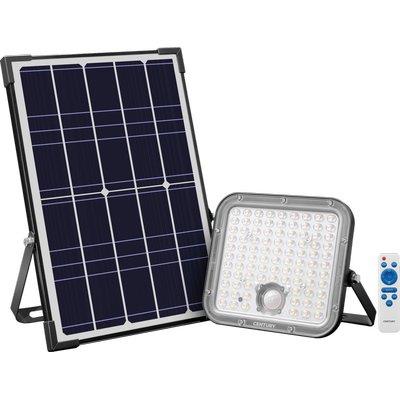 PROIETTORE LED SOLARE ENERGY + SENSOR CENTURY - NATURALE IP65 MAH  6000 LUMEN 4800