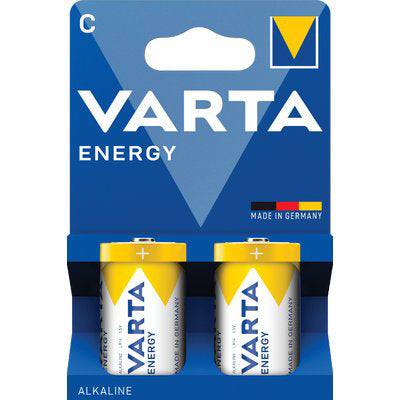 PILA MEZZA TORCIA C ENERGY VARTA - ALCALINA VOLT 1,5 CF=PZ 2