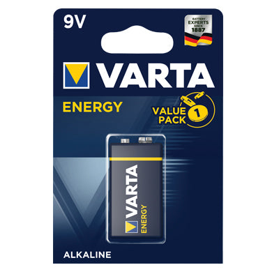 PILA TRANSISTOR ENERGY VARTA - ALCALINA VOLT 9,0