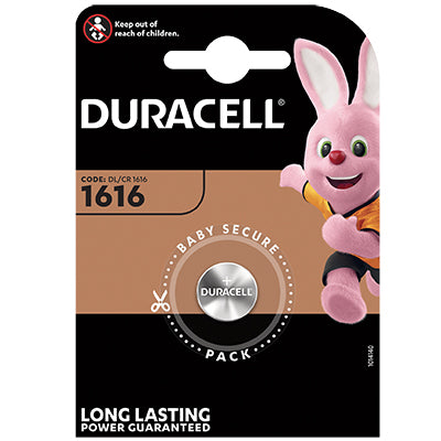 PILA SPECIALISTICA 1616 DURACELL - LITIO VOLT 3,0