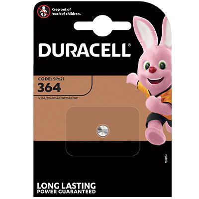 PILA SPECIALISTICA 364 DURACELL - OSSIDO ARGENTO VOLT 1,5