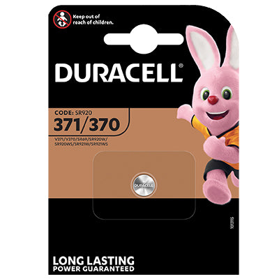 PILA SPECIALISTICA 371/370 DURACELL - OSSIDO ARGENTO VOLT 1,5