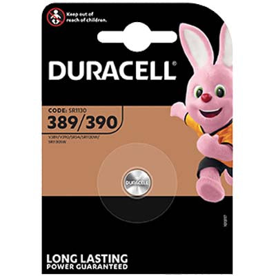 PILA SPECIALISTICA 389/390 DURACELL - OSSIDO ARGENTO VOLT 1,5