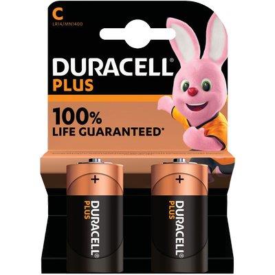 PILA MEZZA TORCIA C PLUS100 POWER DURACELL - ALCALINA VOLT 1,5 CF=PZ 2