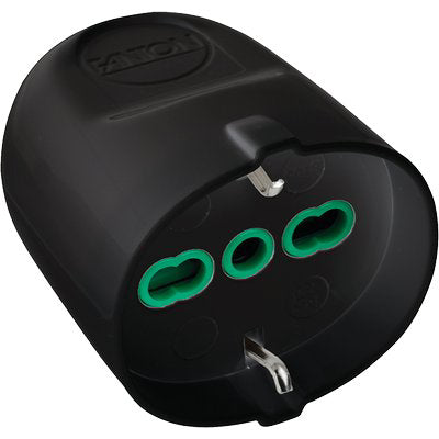 PRESA MOBILE SCHUKO FME - NERO 2P+T 16A BIPASSO