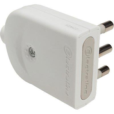 SPINA MOBILE ORIENTABILE ELECTRALINE - BIANCO 2P+T 16A