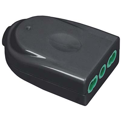 PRESA MOBILE GARANTI - NERO 2P+T 16A BIPASSO