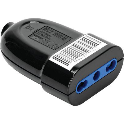 PRESA MOBILE AIGOSTAR - NERO 2P+T 16A BIPASSO