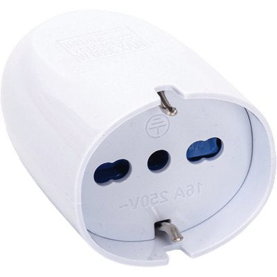 PRESA MOBILE SCHUKO AIGOSTAR - BIANCO 2P+T 16A