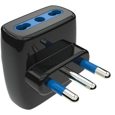 ADATTATORE TRIPLO 16A-16A AIGOSTAR - NERO 2P+T