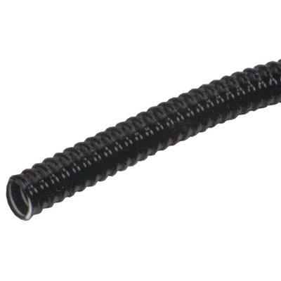 TUBO CORRUGATO + TIRAFILO - PVC NERO MM 32 MT  25