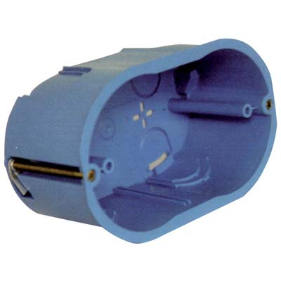 SCATOLA FRUTTI INCASSO CARTONGESSO MARLANVIL - PP BLU POSTI 3