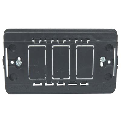 SUPPORTO FRUTTI VENUS MARLANVIL - PC NERO POSTI 3