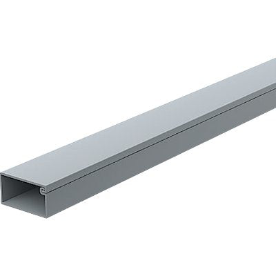 MINI CANALINA ADESIVA PASSAGGIO CAVI - PVC BIANCO MM 10X10 MT 2