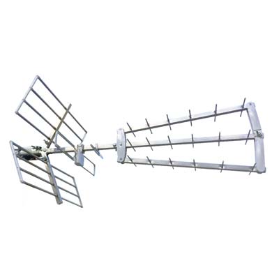 ANTENNA DIGITALE TERRESTRE BANDA UHF GALAXY - ALLUMINIO GUADAGNO DB 12/15  20 ELEMENTI