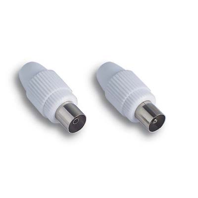 SPINA + PRESA COASSIALE TV SELF FME - MM 9,5 OHM 75 CF=PZ 2