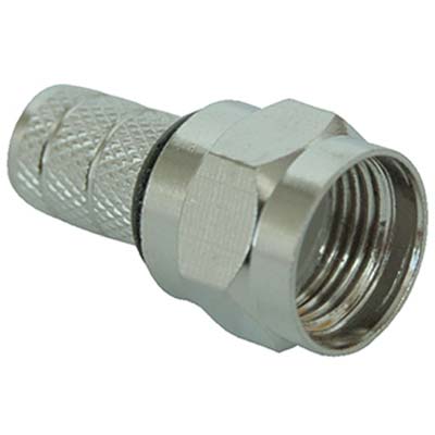 CONNETTORE F A VITE COASSIALE TV - X MM 5,0 CF=PZ 10