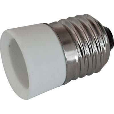 ADATTATORE LAMPADA E27-E14 - TERMOPLASTICO